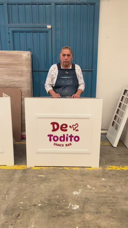 -20% Barra armable para snacks, elotes, esquites, crepas